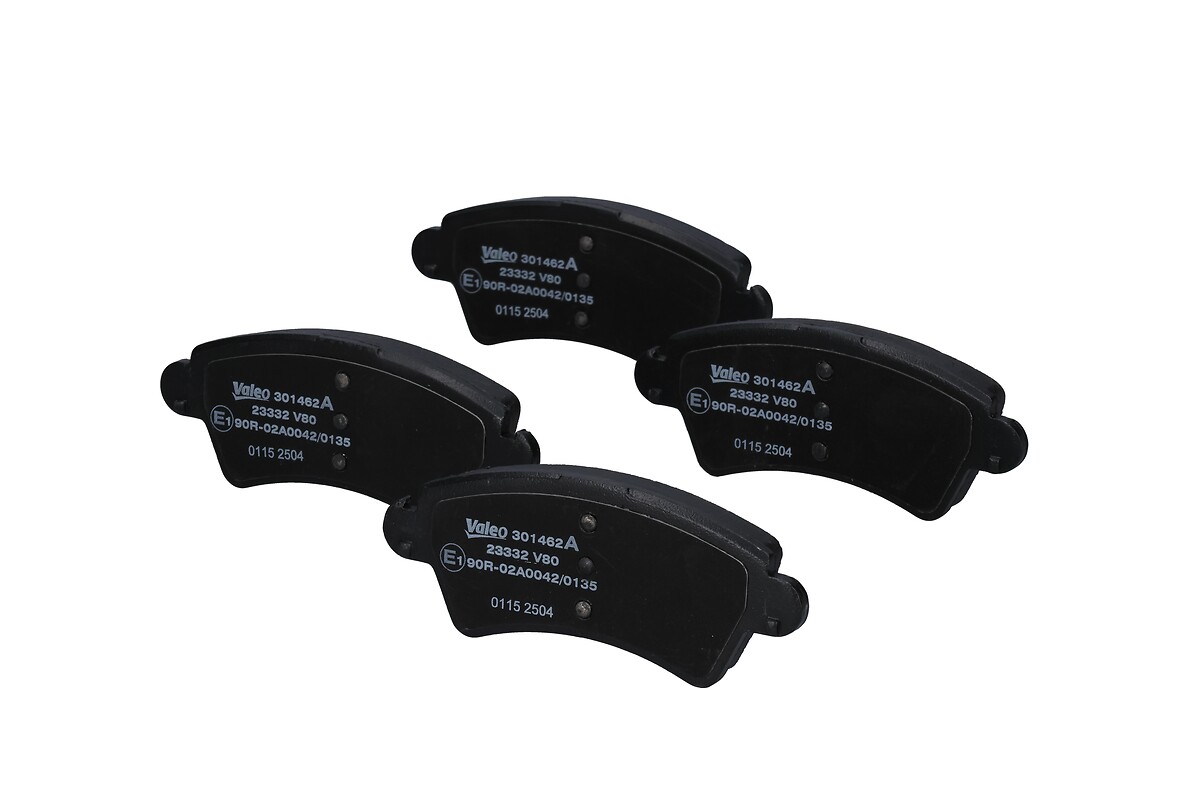 Jeu de 4 plaquettes de frein VALEO ref. 301462A